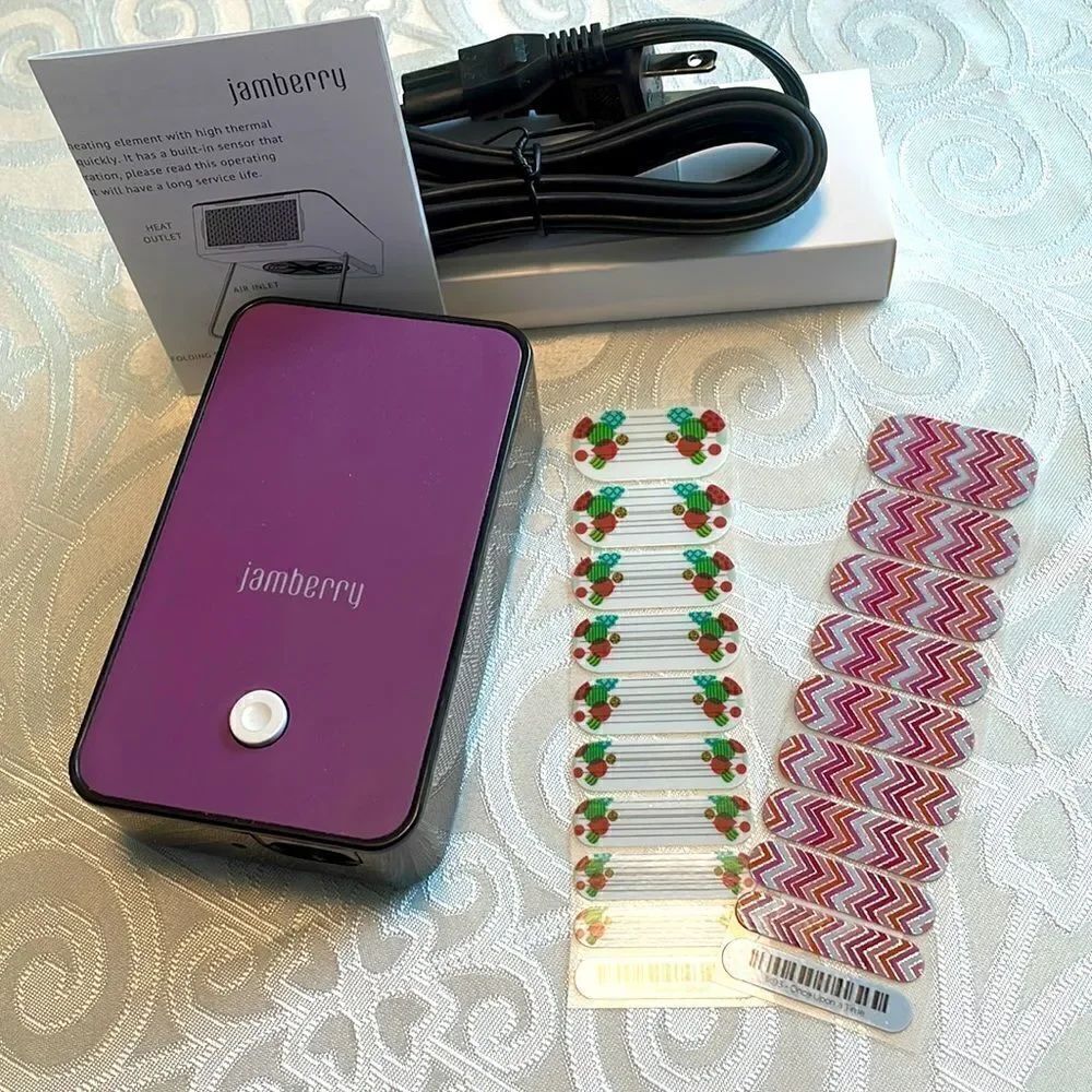 Jamberry NEW mini heater & two half sheets “Season Bright” & “Once Upon a Time”